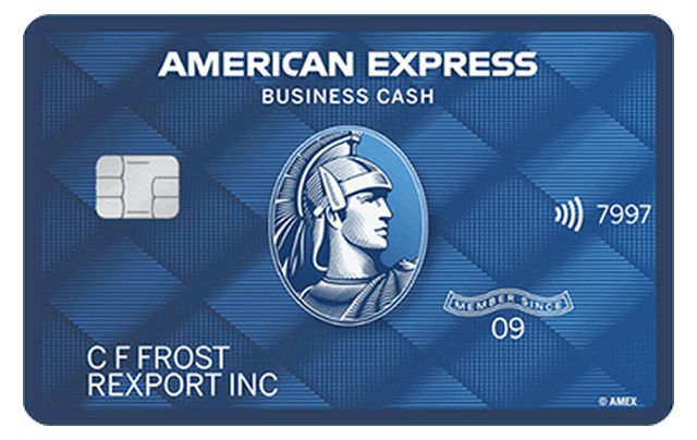 The American Express Blue Business Cash™ Card card art