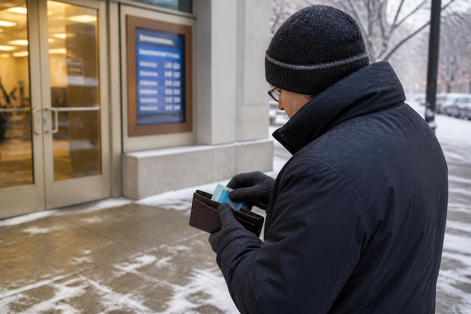 A borrower leaving a bank appointment before December rate attention.